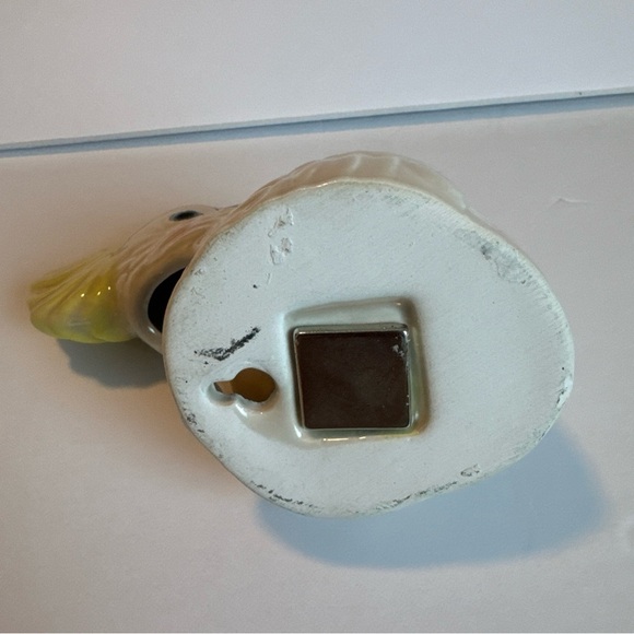 Ceramic Succulent Bird Parrot Cockatiel Magnate Planter Wall Pocket - Picture 9 of 11